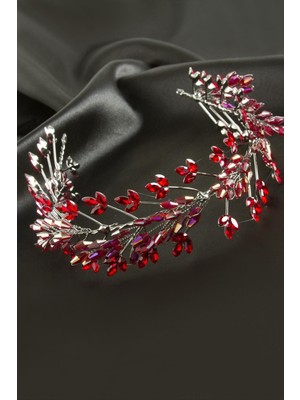 Ayena Moda Kristal Taşlı Eğilebilir Saç Aksesuarı
