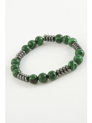 Ayena Moda Malahit Hematit Doğaltaş Bileklik