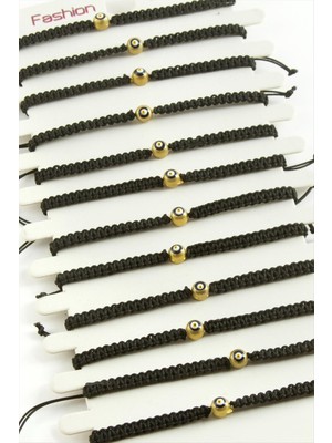 Ayena Moda Nazar Makrome Örgülü Bileklik