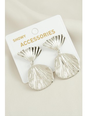 Ayena Moda Oval Trend Metal Küpe