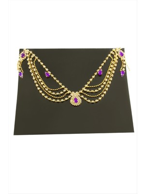 Ayena Moda Damla Şerit Taşlı Alınlık