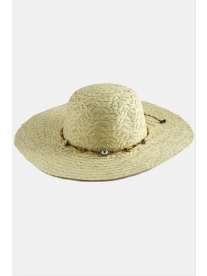 Ayena Moda Göz Örme Zincir Hasır Şapka