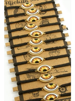 Ayena Moda Göz Makrome Örgülü Bileklik