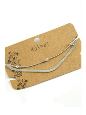 Ayena Moda Italyan Zincirli Lüks Çelik Halhal