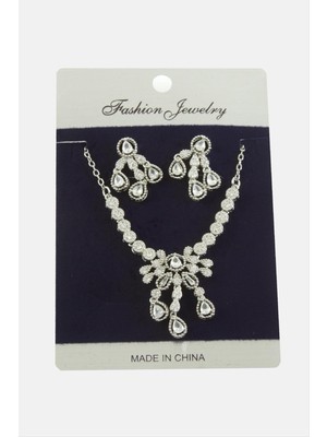 Ayena Moda Damla Zirkon Taşlı Set Kolye