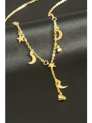 Ayena Moda Yıldız Hilal Y Kolye