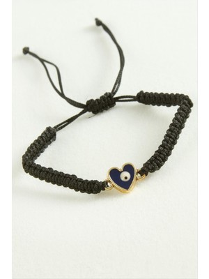 Ayena Moda Kalp Makrome Ip Bileklik