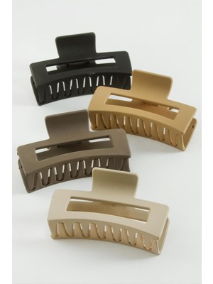 Ayena Moda Dikdörtgen Renkli Mandal Toka 8 cm