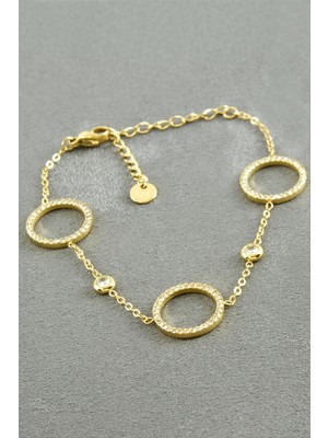 Ayena Moda Yuvarlak Lüks Çelik Bileklik