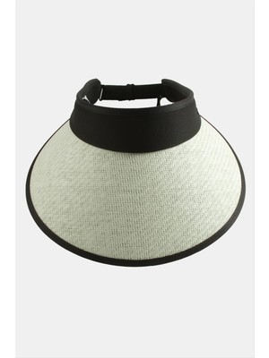 Ayena Moda Kasketli Hasır Plaj Şapkası