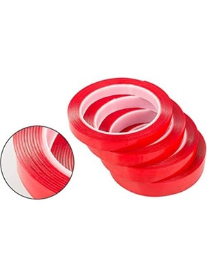 Çift Taraflı Bant Şeffaf Silikonlu Su Geçirmez Akrilik Montaj Bandı Çerçeve Resim Montaj Bandı (25MMX5METRE)