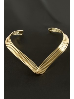 Ayena Moda Kalp Metal Tasma Kolye