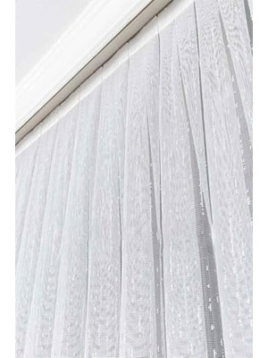 Ev Depo Taç Ekstraforlu Tül Perde Tek Kanat ORMETUL41248EKSTRFR, Ekru, 140 x 250