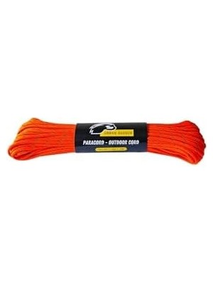 Badger Turuncu Paracord Hayatta Kalma Ipi, 30M - 300KG, Dayanıklı Kamp Ekipmanları, Kamp Aksesuarları