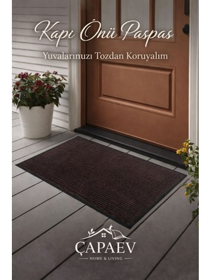Butik Yıldız Nem Alıcı Toz Kontrol Paspası Kapı Önü Toz&nem Kontrol Paspasları 50 cm x 80 cm -Bordo Renk