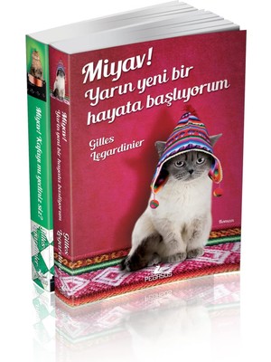 Miyav! Yarın Yeni Bir Hayata Başlıyorum + Miyav! Kafayı Mı Yediniz Siz? (2 Kitap Takım Set)