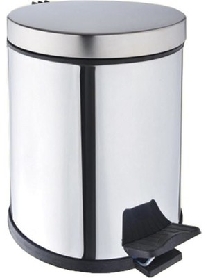 Tuba Toptaş Onno Parlak Pedallı Çöp Kovası 5 Lt