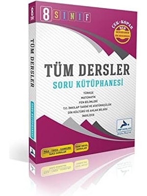 8. Sınıf Tüm Dersler Soru Kütüphanesi
