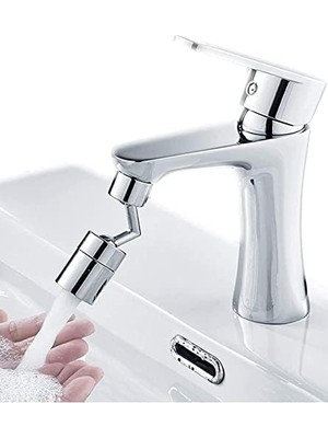 Robo Sıçrama Filtreli 720 Derece Dönen Musluk Başlığı