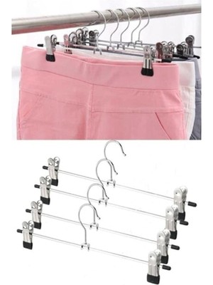 Runaway Mandallı Etek Askısı 40 cm Metal Kıyafet Askısı Kırışıklık Önleyici