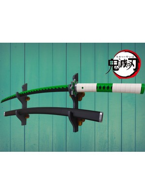 Titrek Toys [100 Cm] Demon Slayer Sanemi Shinazugawa Özel Tasarım ******* ve Kın Seti