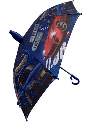 Renkli Çocuk Erkekler Için Arabalı Şemsiye, Pratik ve Eğlenceli Tasarım