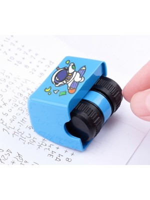 Runaway Bölme İşlemi Alıştırma Test Kaşesi Mürekkepli Şeritli, Otomatik Soru Üreten, Matematik Eğitim Aracı,