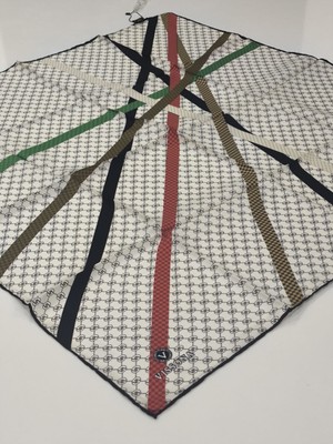 Vissona Tivil Ipek Eşarp Logo Desen Kiremit 1014-2