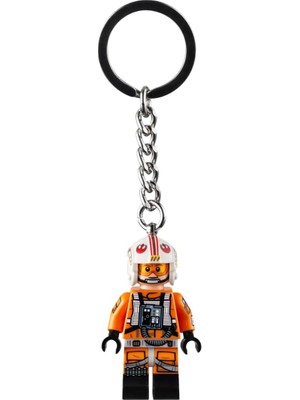 LEGO Star Wars Luke Skywalker Pilot Kıyafet Minifigür Anahtarlık 854288, Turuncu, Small, Turuncu, S
