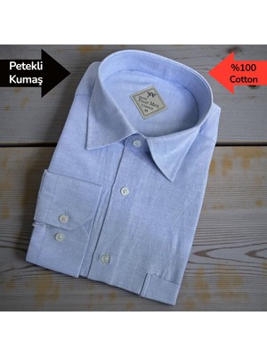 Eren Style Pamuklu Uzun Kollu Tek Cepli Gömlek (Regular Kalıp)