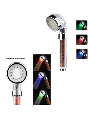 Pusat Rain Duş Robotu Tepe Duş Seti Duş Başlığı Sistemi Ledli Duş Başlık Hediyeli ( Lisinya )