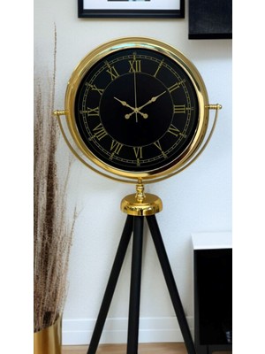 N&M Store Ihtişam Gold Tripod Ayaklı Saat
