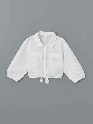 Lc Waikiki Yeni Sezon Uzun Kollu Basic Kız Çocuk Gömlek