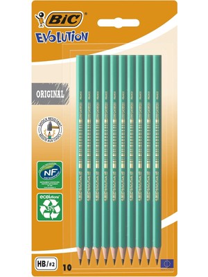 Kurşun Kalem, 10'lu Blister, Kıymık Oluşturmaz, Çiğnemeye Karşı Dayanıklı, Kolay Açılır