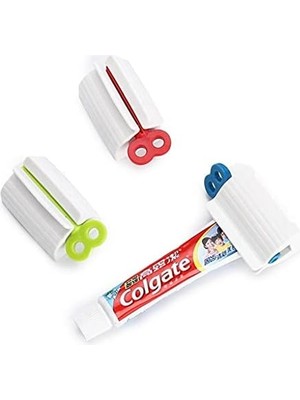 Pratik Diş Macunu Sıkma Aparatı Çevirmeli Diş Macun Sıkacağı 2 Li