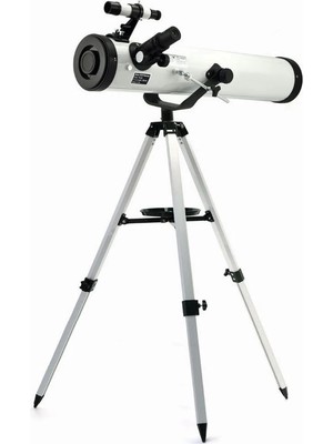 Pazarcan 76X700 Profesyonel Aynalı Uzay Teleskopubeyaz