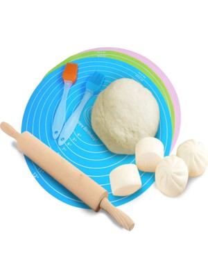 Runaway Silikon Yapışmaz Hamur Matı Ölçü Cetvelli Fırın ve Dondurucu Dayanıklı