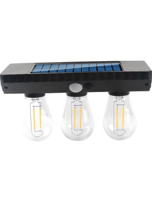 Pazarcan Fithome YT-819 3 Watt Suya Dayanıklı Hareket Sensörlü Solar LED Lamba