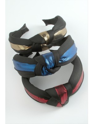 Ayena Moda Benek Desenli Düğümlü Taç