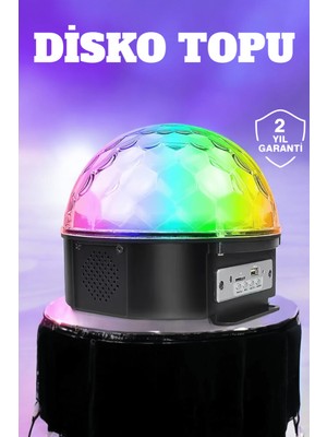 Pusat Kompakt Tasarımlı Telefon Kontrollü Disko Topu Işıkları
