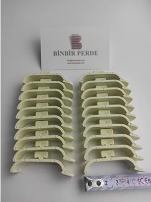 Zebra Perde Korniş Takma Aparatı Geniş 10 Adet (10)