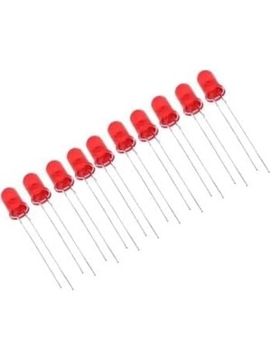 5 mm Kırmızı LED Paketi - 10 Adet