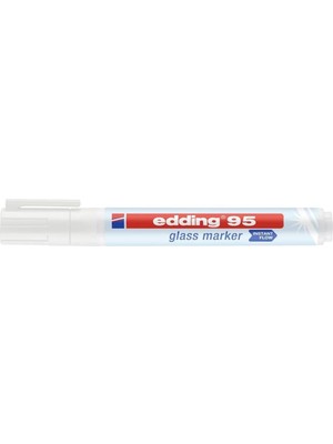 Edding 95 Cam Kalemi - Yuvarlak Uç - 1.5-3 mm - Beyaz