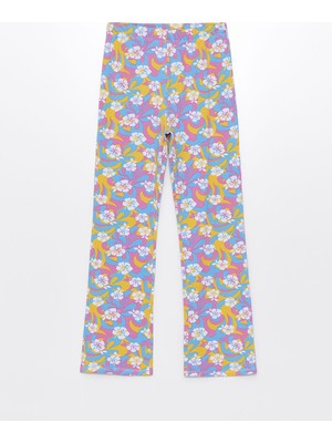 Lc Waikiki Yeni Sezon Beli Lastikli Ispanyol Paça Kız Çocuk Tayt