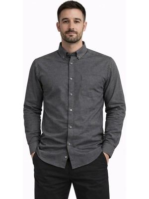 Modaplaza Erkek Oxford Regular Gömlek