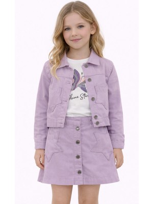 Modaplaza Kız Çocuk Yıldız Detaylı 3`lü Takım 6264450