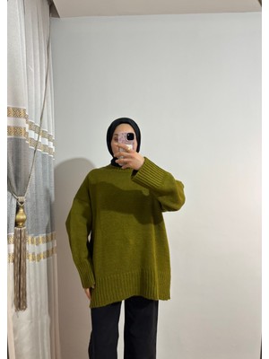 Armalife Yeşil Triko Kazak