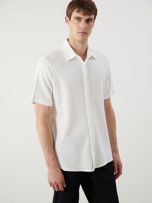 Lc Waikiki Yeni Sezon Regular Fit Kısa Kollu Erkek Gömlek