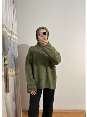 Mixray Geniş Kollu Triko Kazak