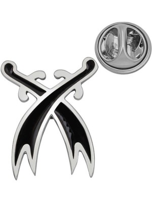Inure Jewelry Gümüş Zülfikar Rozet